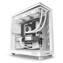 NZXT H6 Flow (midi torony, ATX, ablakos, fehér)