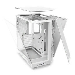 NZXT H6 Flow (midi torony, ATX, ablakos, fehér)