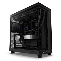 NZXT H6 Flow (midi torony, ATX, ablakos, fekete)