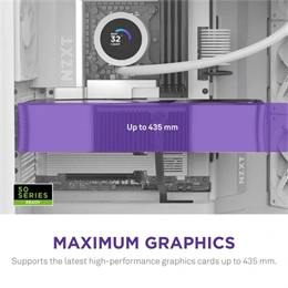 NZXT H9 Flow (midi torony, ATX, ablakos, fehér)