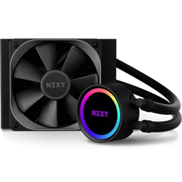 NZXT Kraken 120 RGB vízhűtés (120 mm, 500-2000 RPM, PWM, 36 dBA, fekete)