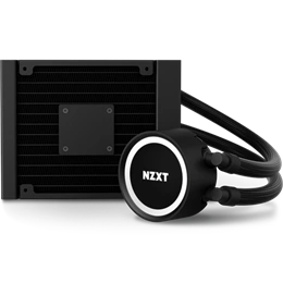 NZXT Kraken 120 RGB vízhűtés (120 mm, 500-2000 RPM, PWM, 36 dBA, fekete)