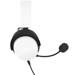 NZXT Relay vezetékes fejhallgató sztereó (3,5 mm jack, levehető mikrofon, 2 m kábel, fehér)