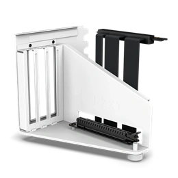 NZXT függőleges GPU rögzítő készlet (PCIe Gen4 x16, riser 175 mm, 3 slot széles, 7 PCIe foglalat, univerzális, fehér)