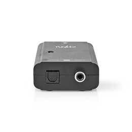 Nedis ACON2508BK analóg-digitális audio konverter (2x RCA bemenet, koax (S/PDIF) és Toslink kimenet, USB tápellátás, fek