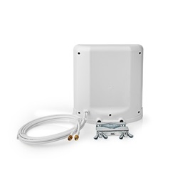 Nedis ANOR5G20WT beltéri és kültéri antenna (3G/4G/5G, 698–5000 MHz, 6 dB nyereség, SMA férfi, fehér)