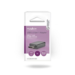 Nedis CCGB64915BK USB 3.0 adapter (C dugó / A aljzat, 5 Gbps, OTG, fekete)