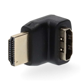Nedis HDMI átalakító adapter 270° elforgatható (HDMI / HDMI, aranyozott csatlakozó, fekete)
