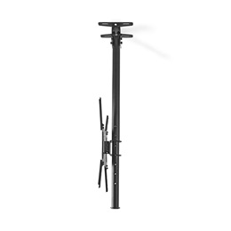 Nedis TVCM1330BK mennyezeti TV/monitor tartó (26-42", VESA 100x100/200x100/200x200/400x200/400x400, 20 kg, dönthető 12°