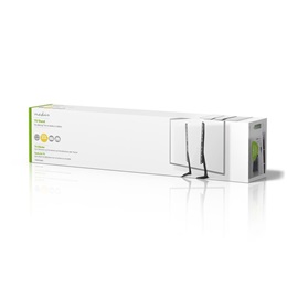 Nedis TVSM1050BK LCD TV/monitor tartó (13"-70", max. 50 kg, asztali állvány, VESA 75x75-800x400, fekete)