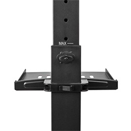 Nedis TVSM5100BK kerekes gurulós TV/monitor állvány (32"-55", VESA 100x100-400x400, 35kg, fekete)