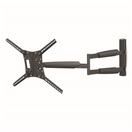 Nedis TVWM1790BK fali tartókonzol (13"-86", VESA 75x75–600x400, max. 60 kg, 3 forgáspont, fekete)