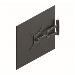 Nedis TVWM1790BK fali tartókonzol (13"-86", VESA 75x75–600x400, max. 60 kg, 3 forgáspont, fekete)