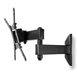 Nedis TVWM31BK fali monitor tartó konzol (10-32", dönthető, forgatható, VESA 75x75/100x100/200x100/200x200, faltáv 68-3