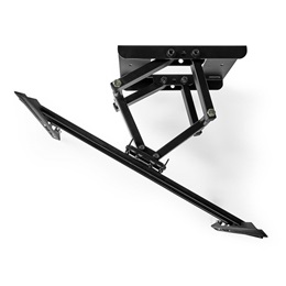 Nedis TVWM3551BK mozgatható fali TV/monitor tartó (37"-80", 35 kg, VESA 200x200/300x300/400x400/600x400, dönthető, kihúz