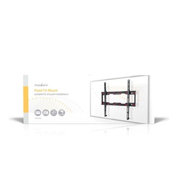 Nedis TVWM4030BK falitartó (fix, 23"-55", VESA 75x75-400x400, max. 35 kg, faltávolság 28 mm, gipszkarton, fekete)