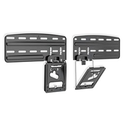 Nedis TVWM5065BK LCD TV/monitor fali tartó konzol (43-85", teherbírás 60 kg, faltáv 7,5 mm, VESA 400x200/400x400/600x40