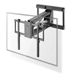 Nedis TVWM5880BK motoros fali tartó konzol (32-75", max. teherbírás 35 kg, VESA 400x400/600x400, távirányító, fekete)