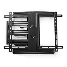 Nedis TVWM6550BK 37"-80" fali tartókonzol (max. 50 kg, forgatható/dönthető, 3 forgáspont, VESA 200x100-600x400, min. fal