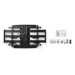 Nedis TVWM6551BK fali tartó (37"-80", VESA 200x100-600x400, 70 kg, forgatható/dönthető, 6 forgáspont, fekete)