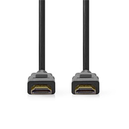 Nedis Ultra HDMI 2.1 kábel (5 m, 8K@60Hz, 48 Gbps, aranyozott csatlakozó, fekete)