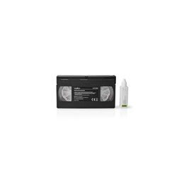 Nedis VHS fejtisztító szalag (CLTP100BK, 20 ml, fekete)
