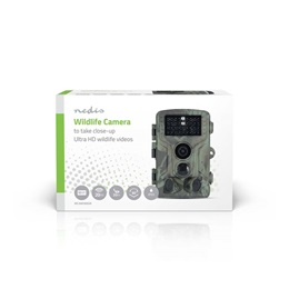 Nedis WCAM180GN vadkamera (4K@10fps, 50 MP, 5 MP CMOS, IP65, 60°-os látószög, mozgásérzékelő, éjjellátó, akkumulátoros,