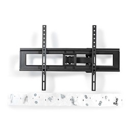 Nedis fali TV/monitor tartó konzol (37"-70", teljes mozgású, 35 kg, dönthető 20°, forgatható 170°, faltávolság 220 mm, k