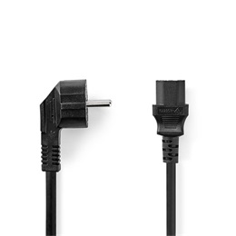 Nedis tápkábel IEC-320-C13 (3 m, 3 x 1,5 mm2, fekete)