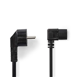 Nedis tápkábel IEC-320-C13 (3 x 0,75 mm, pipa csatlakozó, 2 m)