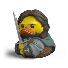 Numskull Tubbz Aragorn gumikacsa (dobozos, hivatalos Gyűrűk Ura licenc, PVC, kb. 9 cm)