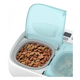 Petoneer two-meal feeder okos etetőtál (2 rekesz, hűtő funkció, időzítő, mobil vezérlés, fehér)