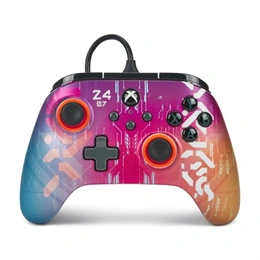 PowerA Advantage kontroller (vezetékes, Xbox Series X/S, Xbox One, Windows 10/11, USB-C, 3 m kábel, cyber style)