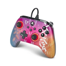 PowerA Advantage kontroller (vezetékes, Xbox Series X/S, Xbox One, Windows 10/11, USB-C, 3 m kábel, cyber style)