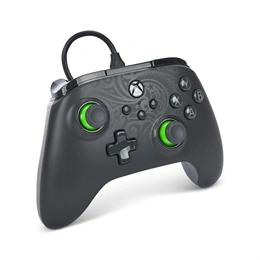 PowerA Advantage vezetékes Xbox Series X/S kontroller (USB-C, 3 m kábel, programozható gombok, zöld)