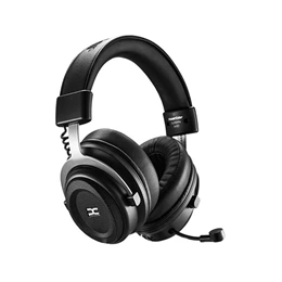 PowerColor Alphyn AH10 vezeték nélküli fejhallgató sztereo (2,4 GHz vevő, mikrofon, DTS, virtuális 7.1, 3,5 mm jack, 50