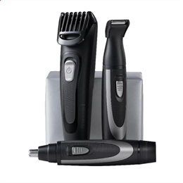 REMINGTON WORKS MB905 szakállvágó készlet, 6 részes, 9 hosszbeáll. (2–18 mm), precíziós trimmer, orr-/fülszőrnyíró, USB