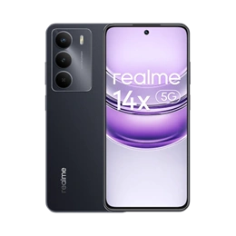 Realme 14X 5G mobiltelefon (128 GB, 6 GB RAM, 6,67" HD+ IPS, 120Hz, dualsim, 5G, fekete)