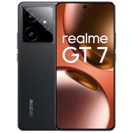 Realme GT7 mobiltelefon (6,78", LTPO AMOLED, 120Hz, 12 GB RAM, 512 GB, 7000 mAh, 120W gyorstöltés, fekete)