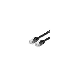 Roline UTP CAT6 patch kábel 3 m (lapos, fekete)
