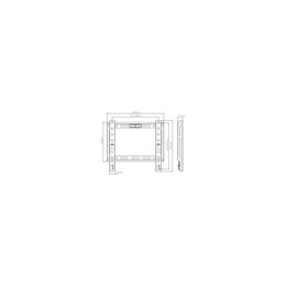 SBOX BL-3722F fali konzol (32"-75", VESA 50x50-200x200, max. 45 kg, fekete)