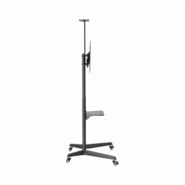 SBOX FS-401 gurulós konferencia állvány (32"-55", VESA 200x200-600x400, max. 50 kg, fekete)