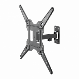 SBOX LCD-441 karos fali konzol (23"-55", VESA 400x400, dönthető, forgatható, max. 30 kg, fekete)