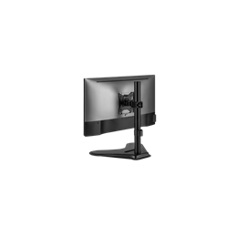 SBOX LCD-F012-2 asztali monitortartó konzol (17"-32", VESA 75x75-100x100, 1 monitor, 9 kg/monitor, dönthető, forgatható,