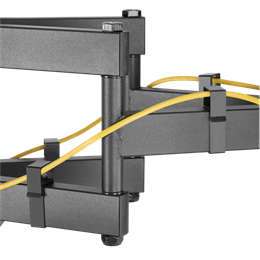 SBOX PLB-61486 fali konzol (43"-90", VESA 300x200-800x400, max. 60 kg, dönthető, forgatható, fekete)