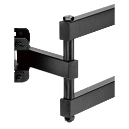 SBOX fali konzol PLB-3644-2 (32"-55", max. 35 kg, VESA 400x400, dönthető, fekete)