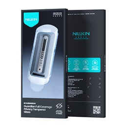 Samsung Galaxy S26 NILLKIN GUARDIAN képernyővédő üveg (2.5D, full glue, betekintés ellen, 0.33mm, 9H+segédkeret) FEKETE