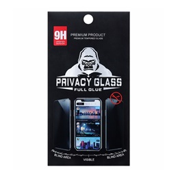 Samsung Galaxy S26 képernyővédő üveg (0.3mm, 9H, betekintés védelem) FEKETE