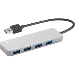 Sandberg 333-88 USB 3.0 hub (4xUSB-A 3.0, micro USB tápcsatlakozó, bus powered)