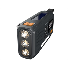 Sandberg Survivor All-in-1 rádió bluetooth (v5.0, 4500mah belső akku, 3w hangszóró, DAB+/FM, napelemes, kézi dinamó)